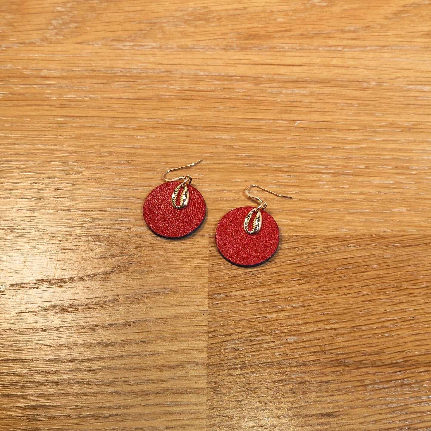 Abundance - Leather Earrings - Small