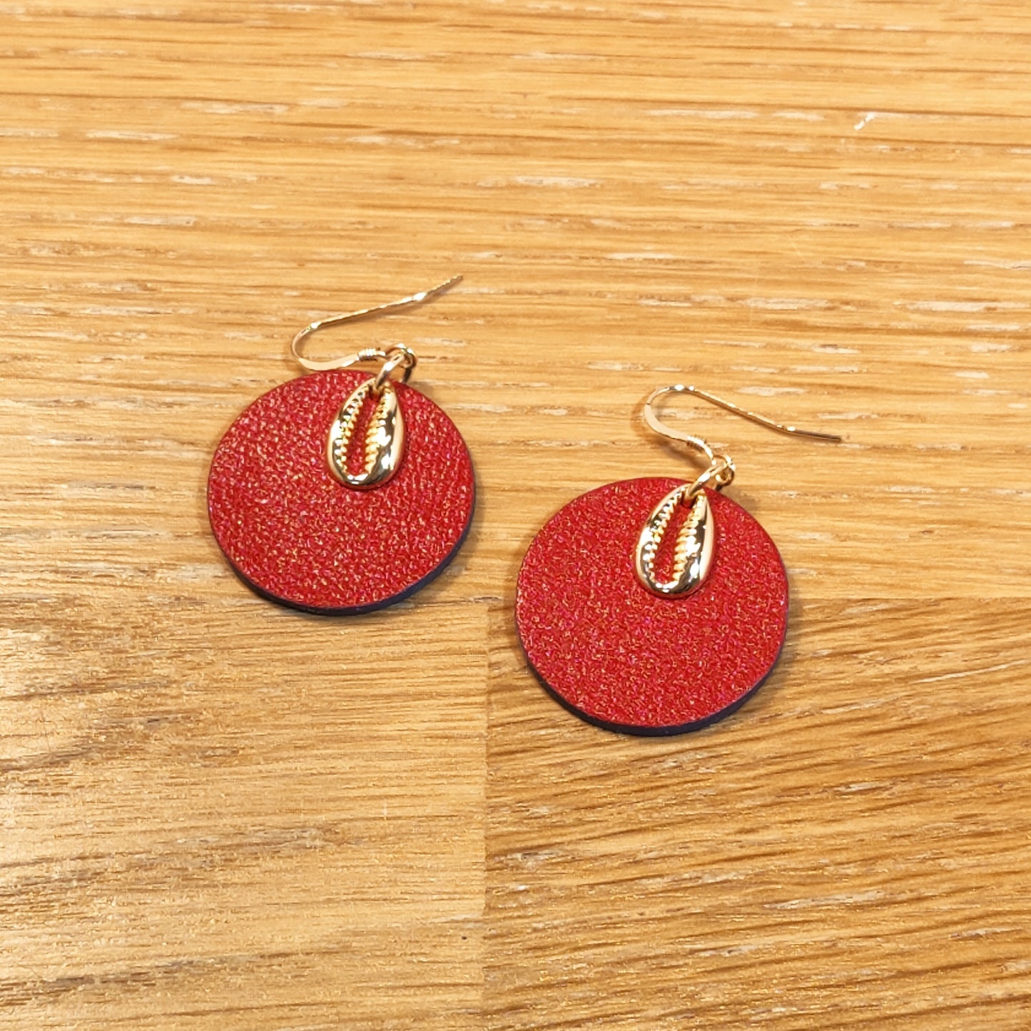 Abundance - Leather Earrings - Small