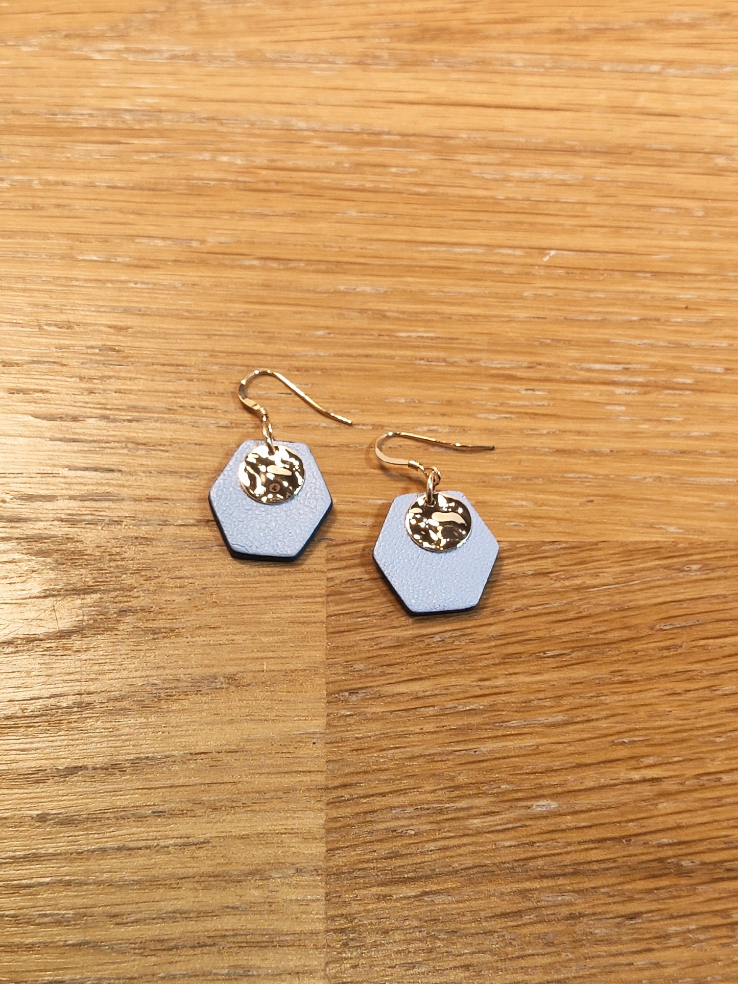 Boucles d'oreilles en cuir - Amphore