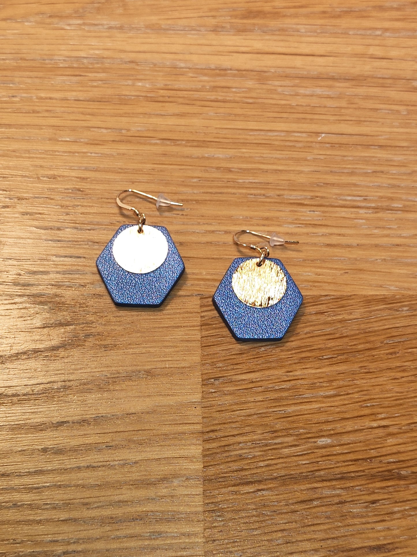 Boucles d'oreilles en cuir - Amphore