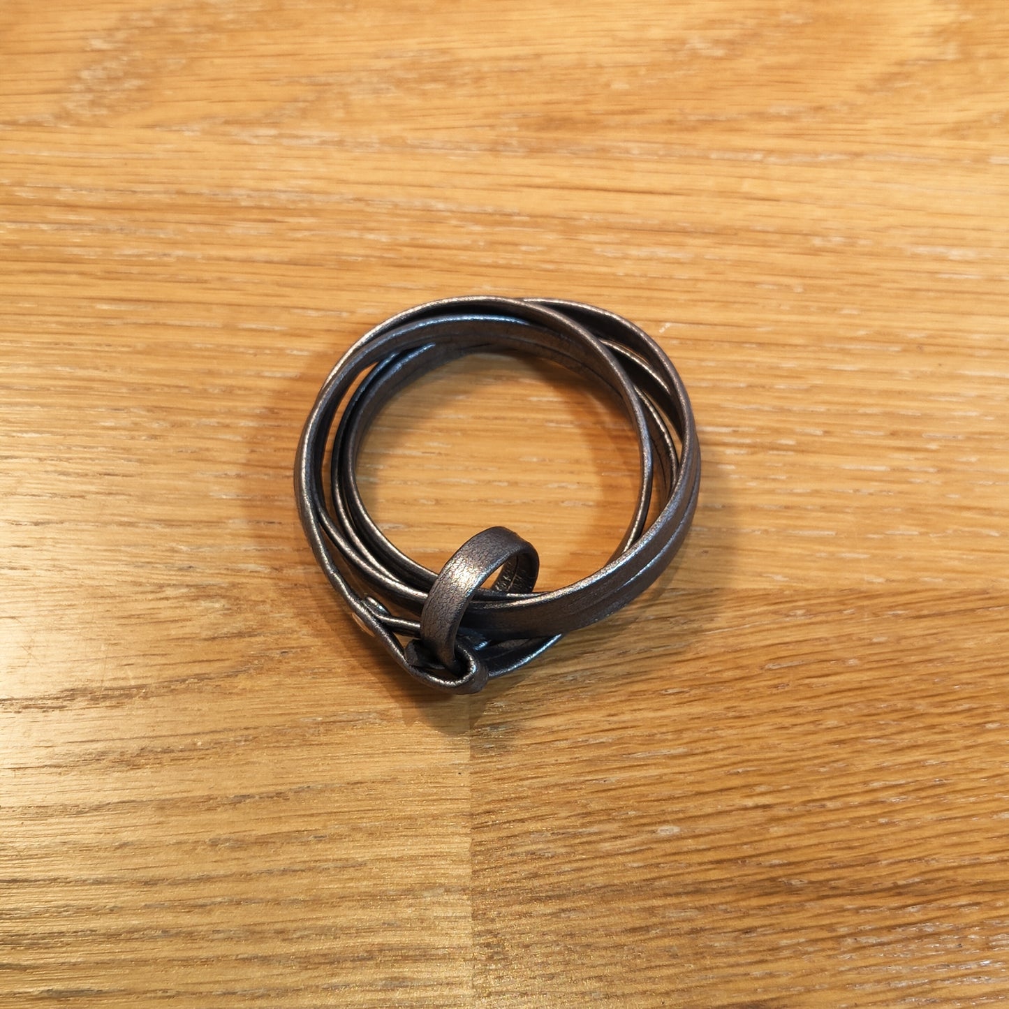 Bracelet cuir - Doublement Simple