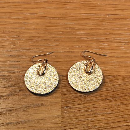 Abondance - boucles d'oreilles en cuir - Petites