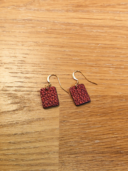 Leather Earrings - Simply Simple