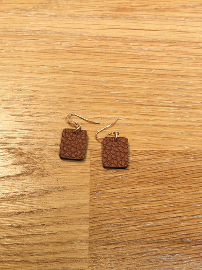 Leather Earrings - Simply Simple