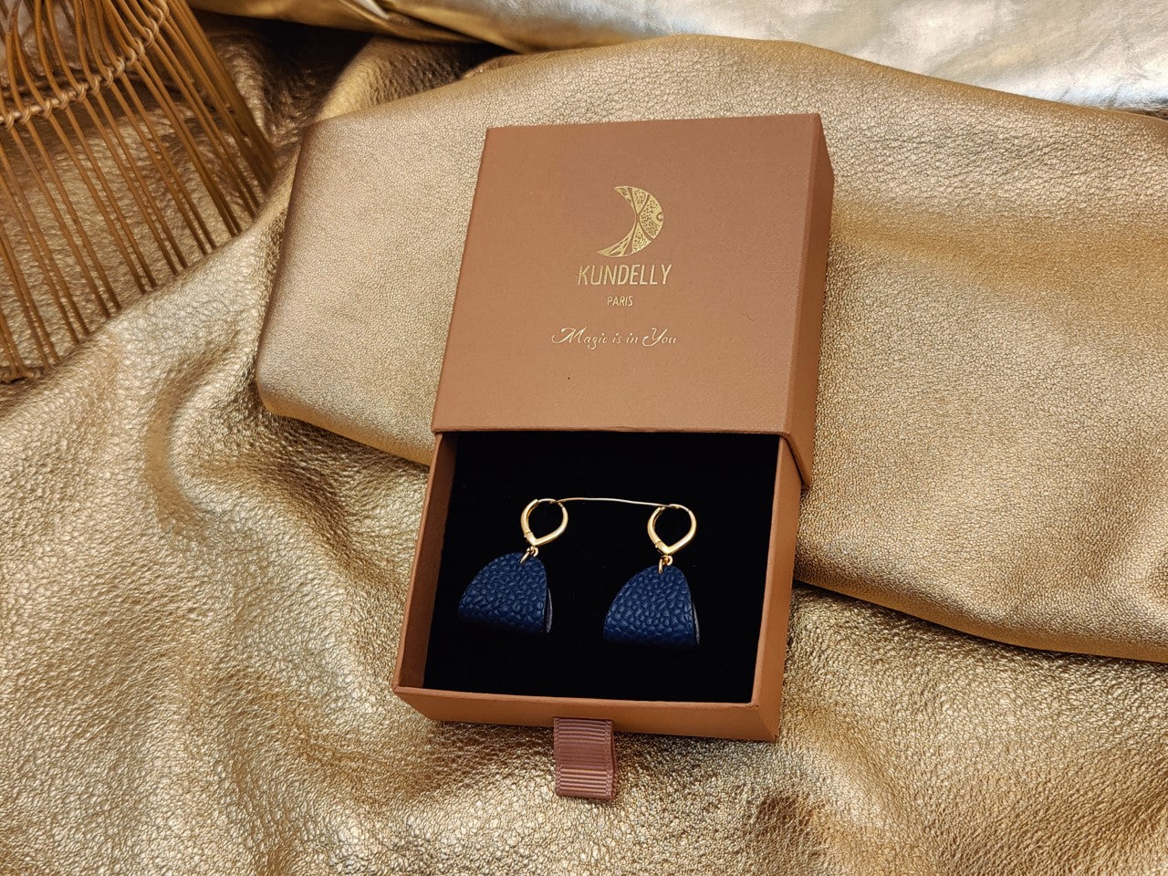 Boucle d'oreille Cuir - Finesse