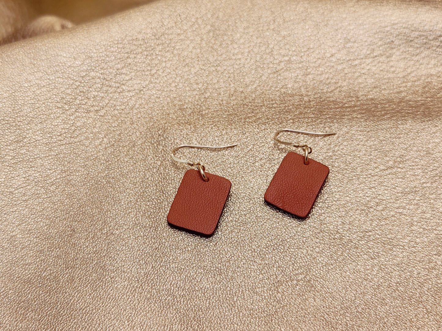 Leather Earrings - Simply Simple