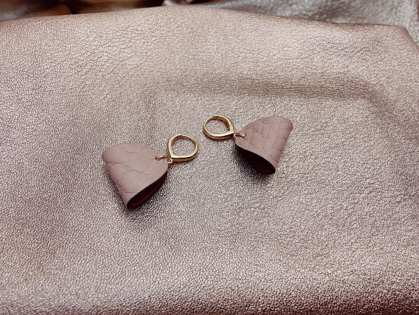 Boucle d'oreille Cuir - Finesse