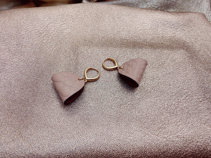 Boucle d'oreille Cuir - Finesse